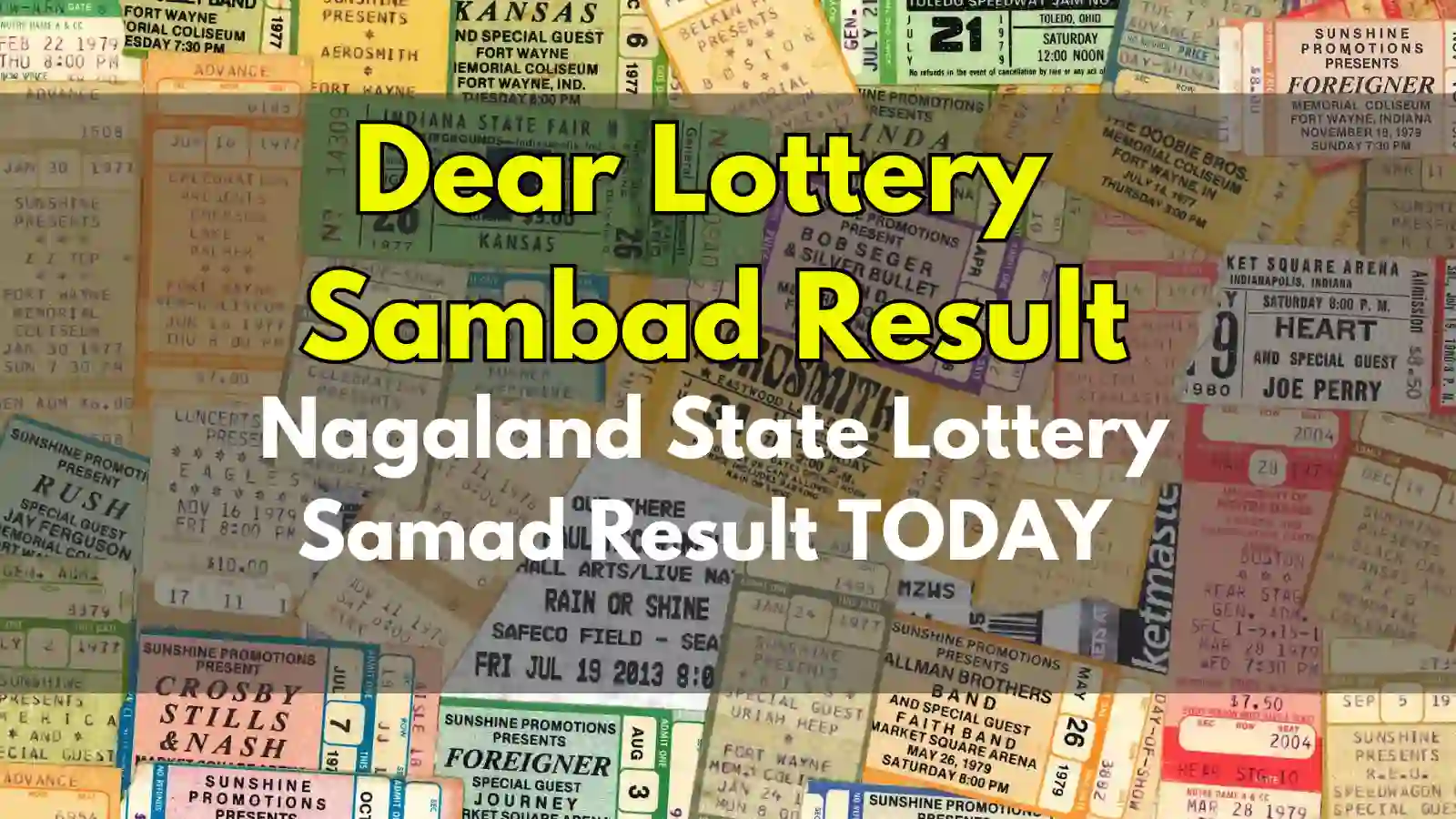 Dear Lottery Sambad Results